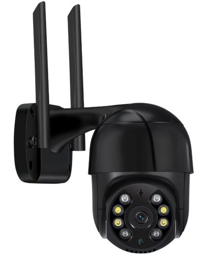 Вулична поворотна IP камера відеоспостереження CAMERA CAM 6 N3 WIFI 360/90 2.0mp зовнішнього спостереження з віддаленим доступом Y08 Чорна