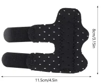 Бандаж на палець руки Finger Splint, Дитячий ортез шина на мізинець, Фіксатор пальця руки Чорний
