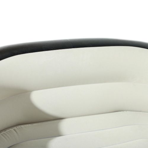 Надувний двомісний диван крісло Avenli 98139 Inflatable Sofa до 200 кг для відпочинку, Флокірований пуф ліжко XL-1134 138х87х71 см для дому