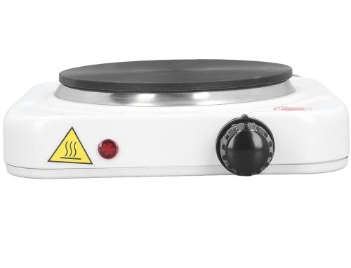 Настільна електрична плита Hot Plate JX - 1010a на 1 конфорку, одноконфорочная дискова електроплита 1000w з термостатом на 5 положень Біла