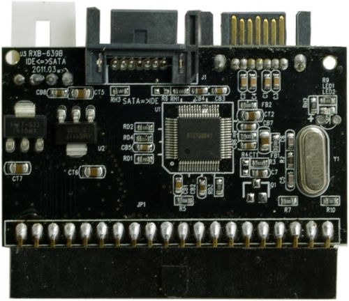 Перехідник SATA IDE 100/133 адаптер двосторонній SATA IDE 100/133 адаптер двосторонній