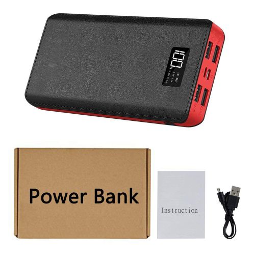 Зовнішній портативний акумулятор Power Bank UKC M9 50000 mAh 2.1A Black c LCD дисплеєм, повербанк, портативний зарядний 50000mah