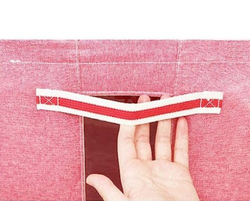 Складаний органайзер чохол Non-Woven Box AND242 для зберігання одягу та постільної білизни 50x40x31 см Великий кофр коробка бокс для речей з ручками
