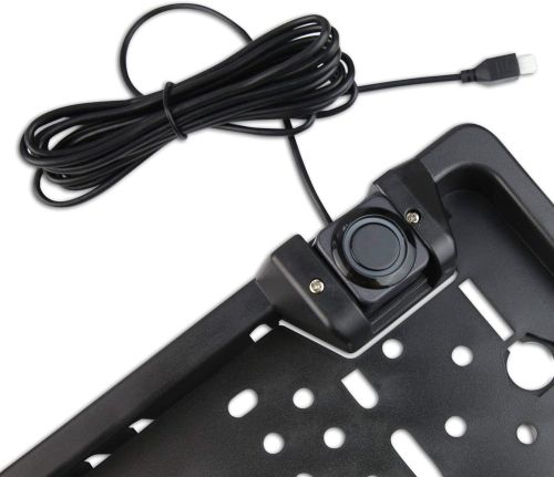 Автомобільна камера заднього виду в рамці номерного знака Car Cam Parking sensor 5429 з парктроніком, Тримач рамка для номера з камерою, Авторамка