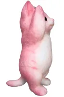 Силіконова іграшка антистрес сквіш Великий котик Squishy Toys 20 см з ворсинками для рук, Дитяча м'ялка таба Пухнастий кіт для дітей від 3 років