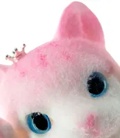 Силіконова іграшка антистрес сквіш Великий котик Squishy Toys 20 см з ворсинками для рук, Дитяча м'ялка таба Пухнастий кіт для дітей від 3 років
