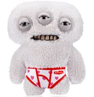 Дитяча плюшева іграшка брелок Fuggler Wide Eyed Weirdo 13 см, М'яка фігурка монстрик сюрприз Фуглер FuggGlow з брелоком для сумки для дітей