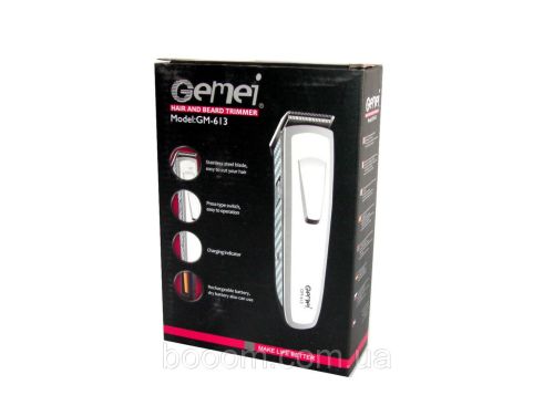 Акумуляторна водонепроникна машинка для стрижки волосся GEMEI GM-613