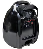 Портативная беспроводная Bluetooth колонка чемодан X-BASS Golon RX-810BT со светомузыкой и микрофоном, Акустическая блютуз система с караоке Черная