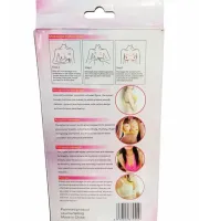 Масажер для збільшення грудей Breast Massage MS - 200 жіночий вібромасажер для відновлення пружності, акумуляторний акупунктурний прилад Рожевий