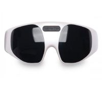 Магнитно акупунктурный массажер для глаз Healthy Eyes Massager KL-218, Массажные очки для зоны вокруг глаз 22 массажных пальчика, на батарейках Белые