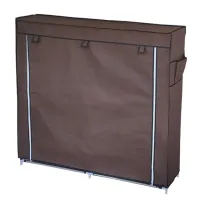 Тканевый шкаф для обуви Shoe Cabinet YQF-2266 на 6 полок, Двойная складная тканевая полка, пылезащищенный каркасный для хранения K66, 2712 MG-222