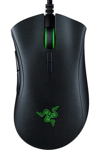 Ігрова дротова комп'ютерна мишка Razer DeathAdder Elite 16000dpi з RGB підсвічуванням для ПК, геймерська USB миша для комп'ютера і ноутбука Чорна