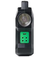 Автономна сонячна станція GDlite GD - 1000A зарядна система Power Bank, ліхтар і 4 LED лампочки з функцією повербанка і радіо для кемпінгу Чорна
