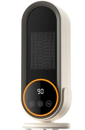 Электрический керамический обогреватель тепловентилятор Heating Fan E68S 1200W, Переносной электрообогреватель дуйка 2 режима с пультом ДУ для дома