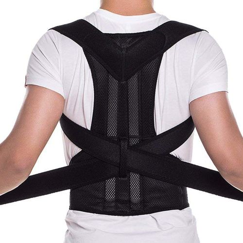 Фіксуючий коректор правильної постави Back Pain Need Help грудопоперековий корсет для вирівнювання спини і плечей, бандаж, жилет пояс для хребта