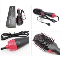 Фен щітка гребінець 3в1 One step hair Dryer 3 режими 1000W, випрямляч для укладання волосся, стайлер з функцією іонізації і керамічним покриттям