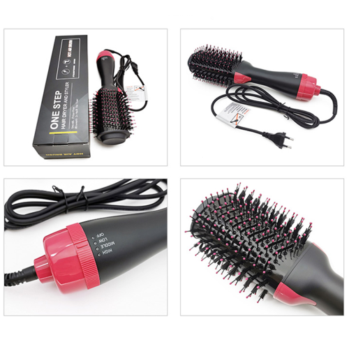 Фен щітка гребінець 3в1 One step hair Dryer 3 режими 1000W, випрямляч для укладання волосся, стайлер з функцією іонізації і керамічним покриттям