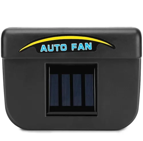 Автомобільний віконний вентилятор Solar Auto Fan на сонячній батареї з гумовою трубкою для кріплення на бічне скло, система охолодження машини