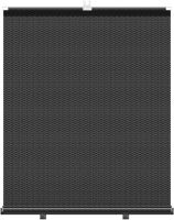 Солнцезащитная рулонная шторка козырек RolerProtect 40x125 см на колесиках для спальни и автомобиля, Автомобильные жалюзи роллет на окна Черная