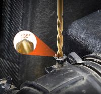 Набір інструментів Vevor Set YM-35 35 предметів для шуруповерта і дрилі, Комплект екстракторів свердел для зламаних, злизаних саморізів і болтів