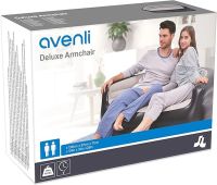 Надувний двомісний диван крісло Avenli 98139 Inflatable Sofa до 200 кг для відпочинку, Флокірований пуф ліжко XL-1134 138х87х71 см для дому