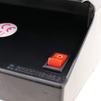 Ультрафиолетовый автоматический детектор валют Money Detector AD-118AB AC-220v, УФ лампа для быстро проверки денег купюр работающий от сети Черный