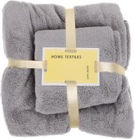 Комплект рушників для обличчя, рук і ніг Home Textiles 2 штуки, подарунковий набір банний рушник 70x140, 35x75 см рушники з мікрофібри для ванної