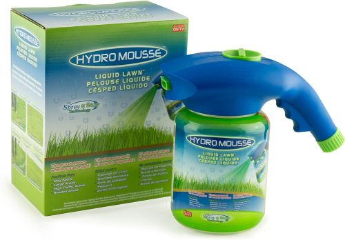  Жидкий газон Hydro Mousse Liquid Lawn 2 в 1 + распылитель для гидропосева с жидкостью Гидро Маус для засева и придания густоты газона