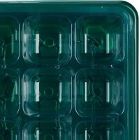 Міні теплиця піддон Starter Germination Kit для вирощування розсади на 12 комірок з регулюванням вологості, Парник для рослин насіння з підставкою