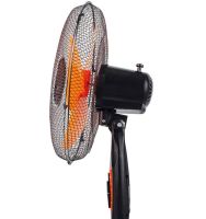 Напольный вентилятор Domotec MS-1619 40 см stand fan 16" дюймов 40W оранжевый Домотек Orange на телескопической ножке с поворотом и наклоном