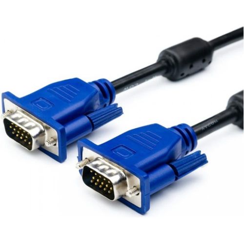 Кабель, перехідник GBX з VGA на VGA довжиною 5м з двома фільтрами інтерфейсний кабель для монітора 5 метрів з фільтром, Шнур для телевізора, проектора