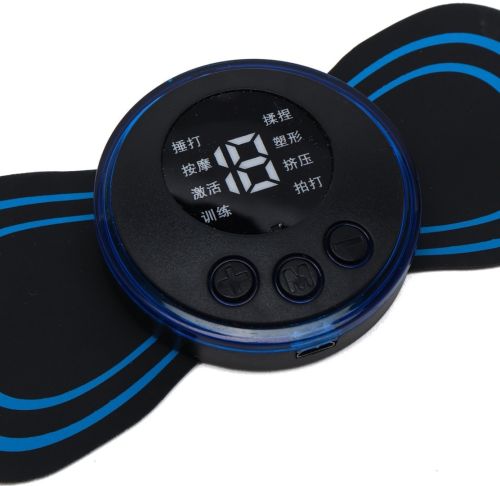 Імпульсний масажер міостимулятор метелик Pulse massage Stick електростимулятор для відновлення і тренування м'язів всього тіла на акумуляторі USB