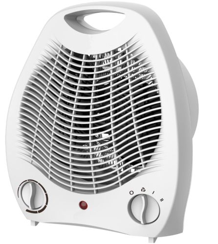 Електричний тепловентилятор Domotec MS - 5901 дуйка з 3 режиму терморегуляції і ручкою, підлоговий обігрівач для будинку на 22 кв. м. 2000W Білий