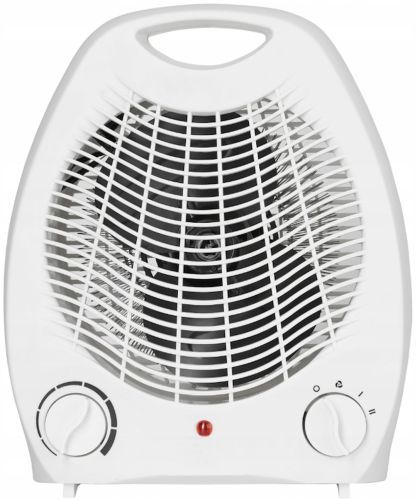Електричний тепловентилятор Domotec MS - 5901 дуйка з 3 режиму терморегуляції і ручкою, підлоговий обігрівач для будинку на 22 кв. м. 2000W Білий