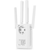 Репітер Wi-Fi сигналу PIX-LINK LV-WR09 з 4-ма вбудованими антенами Підсилювач, ретранслятор, Роутер до 300 мб/з, міні WiFi маршрутизатор Repeater / AP