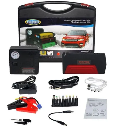 Автомобільний пускозарядний пристрій 12V Equus 50800mAh з компресором FY-305A Автоматичний пусковий пристрій для авто акумуляторів