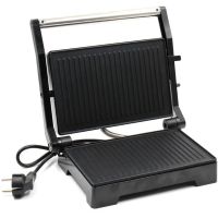 Электрический гриль Domotec MS-7708 1000W контактный прижимной электрогриль для мяса и овощей, сендвичница, бутербродница с антипригарным покрытием
