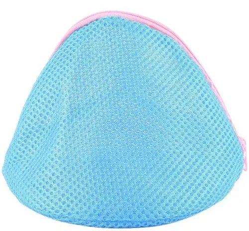 Універсальний сітчастий чохол контейнер Mesh Laundry Bag для прання нижньої білизни 13x16 см Органайзер мішок для пральної машини захист від деформації