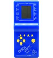 Кишенькова електронна розвиваюча гра тетріс Brick Game E - 9999 зі звуковими ефектами, портативна ігрова приставка консоль 9999 в 1 на батарейках