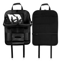 Автомобільний Шкіряний органайзер для заднього сидіння Folding dinner Posture Back Handing Bag на спинку переднього сидіння