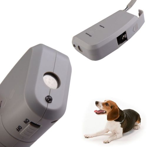 Ультразвуковий відлякувач собак Ultrasonic Dog Bark Hoont з ліхтариком для відлякування і тренування собак