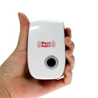 Ультразвуковий відлякувач комах і гризунів Electronic Pest Reject Repeller пристрій для знищення мишей тарганів, комарів прилад в розетку