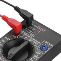 Карманный звуковой мультиметр Digital DT700D цифровой для контроля постоянного и переменного напряжения, Тестер со звуковой прозвонкой с щупами