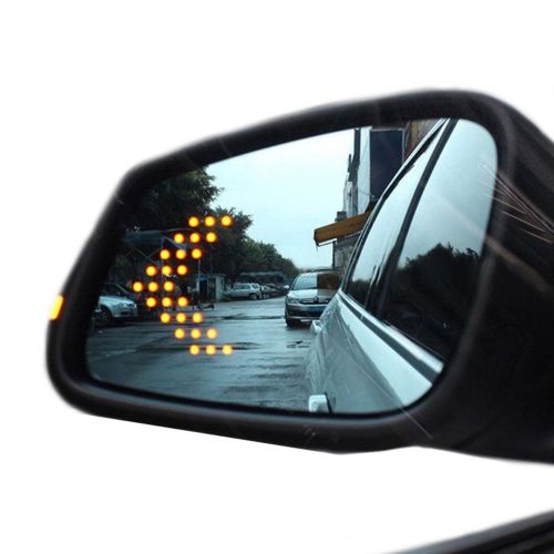 Дзеркальні елементи з LED повторювачем поворотів 2 шт на бічні дзеркала, LED повторювачі покажчики повороту для дзеркал автомобіля