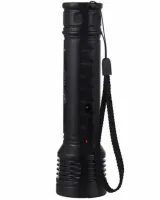 Ручной аккумуляторный фонарик X-Balog BL YW-037 3W с гибкой LED лампой и солнечной панелью Туристический фонарь Power Bank Yawang для кемпинга Черный
