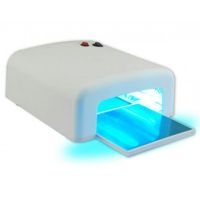 УФ Лампа Global Fashion 818 LED 36 W для сушіння і нарощування нігтів глянцева 4 лампи Змінні 36 ВТ