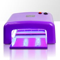 УФ Лампа Global Fashion 818 LED 36 W для сушіння і нарощування нігтів глянцева 4 лампи Змінні 36 ВТ