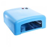 УФ Лампа Global Fashion 818 LED 36 W для сушіння і нарощування нігтів глянцева 4 лампи Змінні 36 ВТ