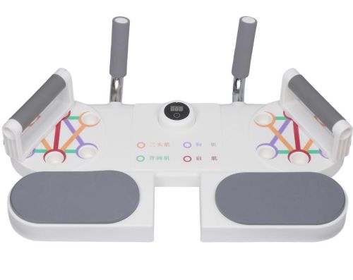 Регулируемая доска упор для отжиманий с упорами Push-up Board Support Muscle JT-999-1 3в1 с таймером платформа тренажер для рук, пресса и груди